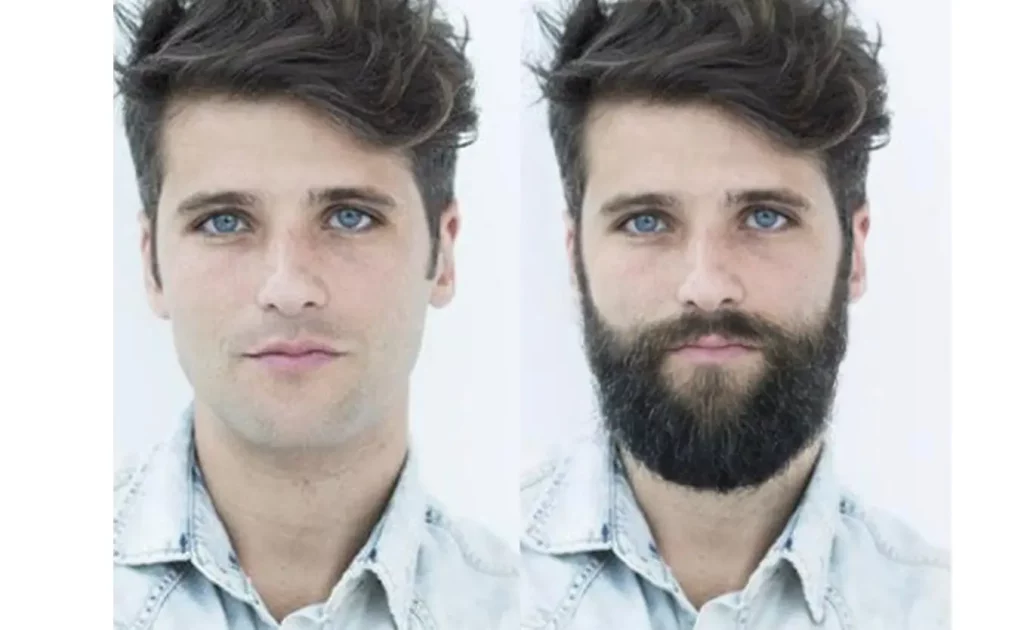 simular barba