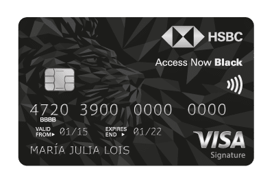 Tarjeta de Credito HSBC Access Now Black