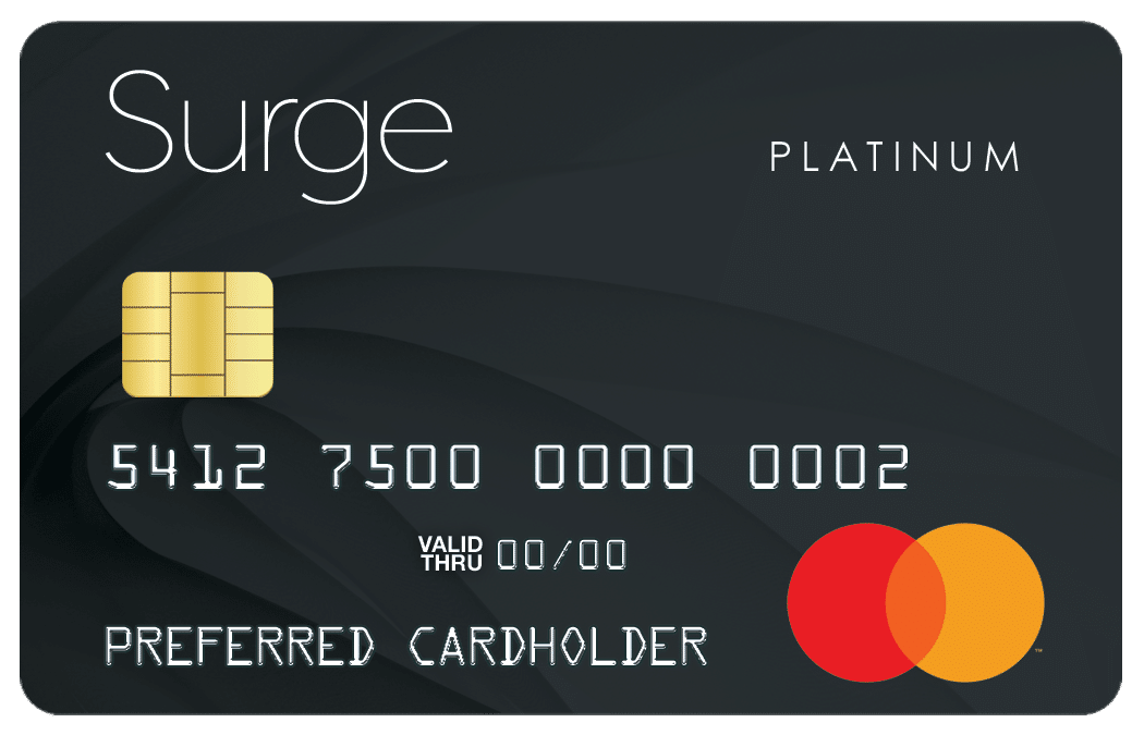 Tarjeta de Credito Surge secured mastercard